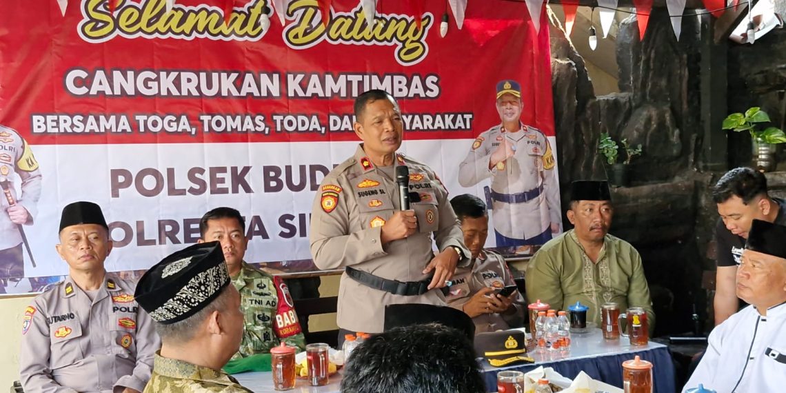 Polsek Buduran Gelar Cangkrukan Kamtibmas, Serap Aspirasi dan Perkuat Sinergi dengan Masyarakat