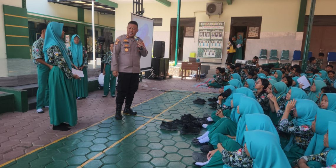 Polsek Gedangan Edukasi Pelajar tentang Radikalisme, Intoleransi dan Tertib Berlalu Lintas