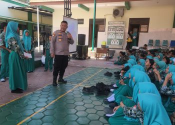 Polsek Gedangan Edukasi Pelajar tentang Radikalisme, Intoleransi dan Tertib Berlalu Lintas