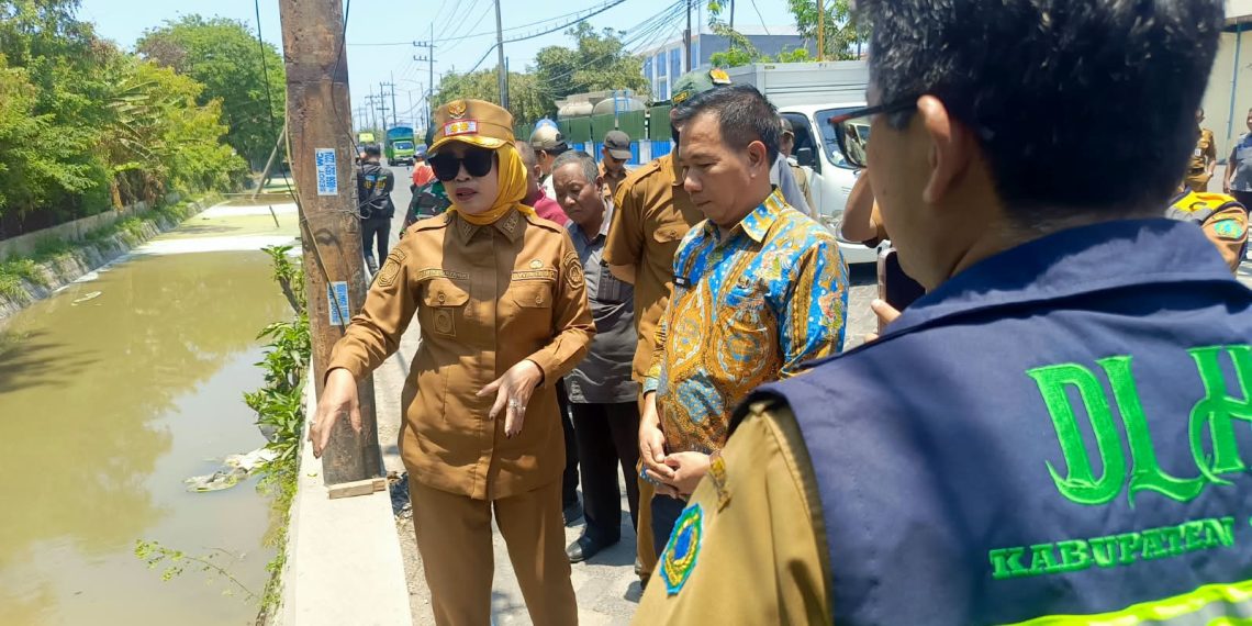 Terima Aduan Bau Limbah Pabrik, Wabup Mimik Idayana Gercep Sidak Sungai Tercemar