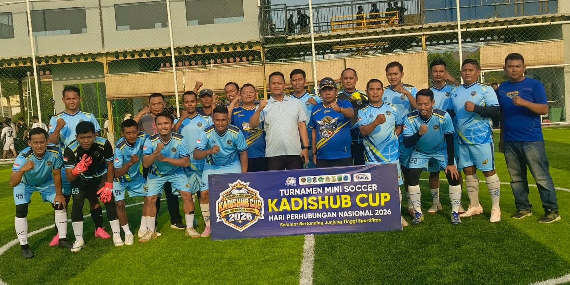 Dishub Sidoarjo Ikut Meriahkan Turnamen Mini Soccer Kadishub﻿ Cup Hari Perhubungan Nasional 2026
