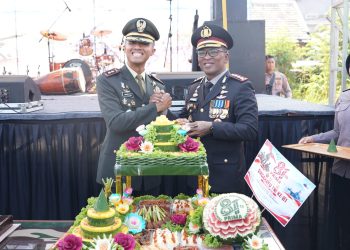 Kapolresta Sidoarjo Hadiri HUT TNI ke-81, Perkuat Soliditas TNI-Polri Bersama Rakyat