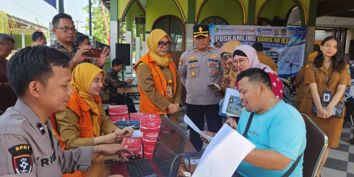 Polsek Gedangan Hadirkan Pelayanan Publik Lewat Pos Kamling Goes to RT