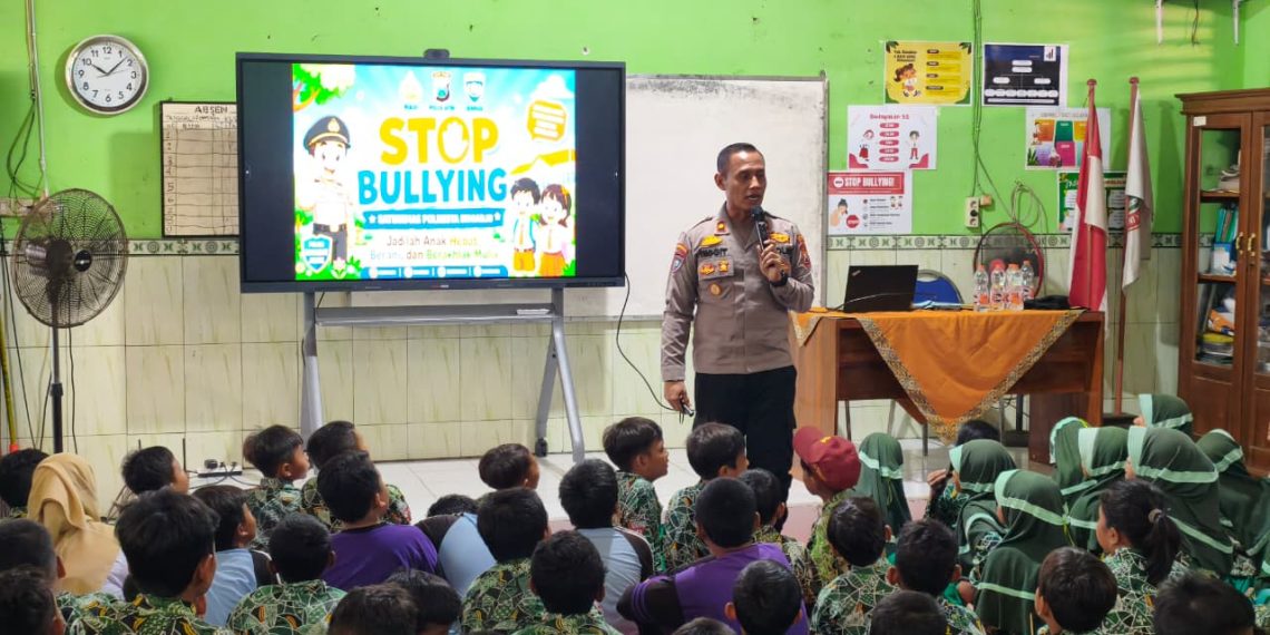Polresta Sidoarjo Edukasi Anti Bullying Pelajar SDN Jimbaran Kulon