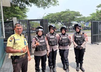 Polwan Jenggala Presisi Polresta Sidoarjo Patroli Sasar Sekolah hingga Perkantoran