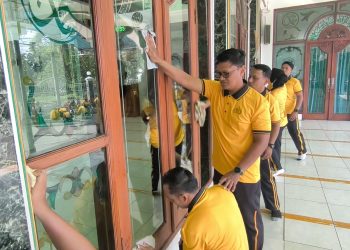 Peringati HUT Ke-75 Humas Polri, Polresta Sidoarjo Gelar Baksos di Masjid Sabilul Muttaqin
