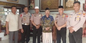 Kapolsek Jabon Silaturahmi dengan Tokoh NU Sidoarjo, Perkuat Sinergi Jaga Kamtibmas