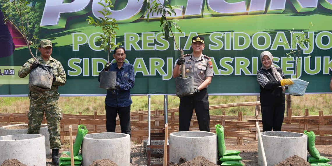Polresta Sidoarjo Dorong Pelestarian Lingkungan Melalui Green Policing