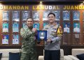 Ajak Silaturahmi Perkuat Sinergitas, Kapolresta Sidoarjo Kunjungan ke Lanudal Juanda