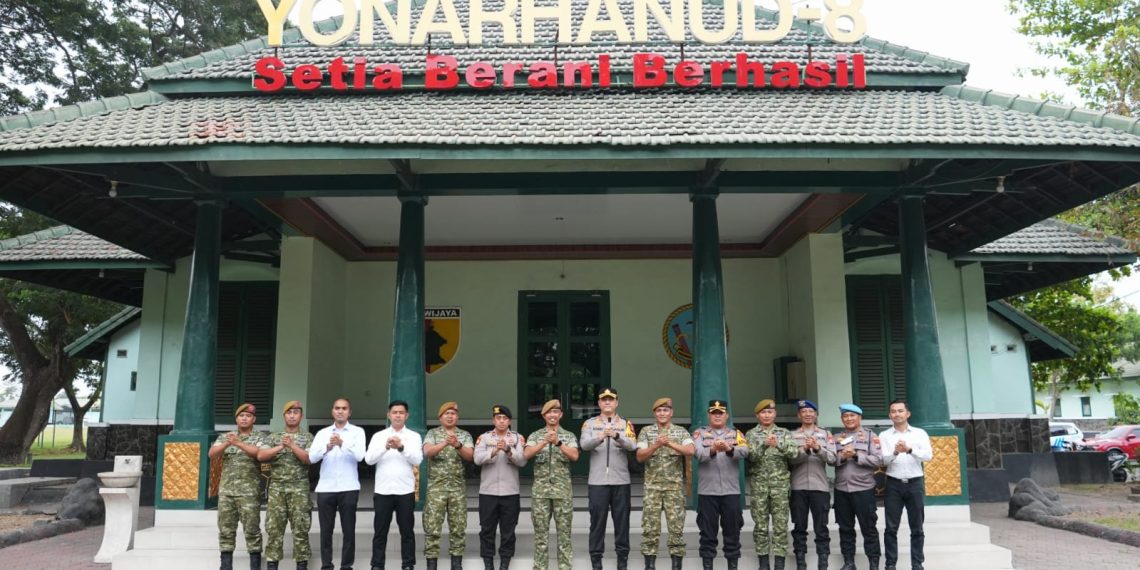 Kapolresta Sidoarjo Kunjungi Yonarhanud 8, Perkuat Sinergitas TNI-Polri