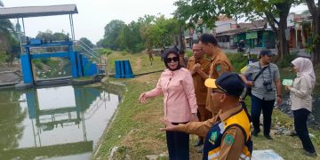 Sidak Sungai Luwung, Wabup Mimik Inginkan Normalisasi Berkala dan Jadikan Wisata Air