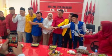 Inisiatif DPC Gerindra, Empat Parpol Siap Kawal Visi Misi Bupati dan Wabup Sidoarjo Baik