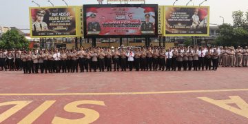Polresta Sidoarjo Gelar Upacara Sumpah Pemuda Ke-98, Teguhkan Semangat Patriotisme, Kegigihan dan Empati