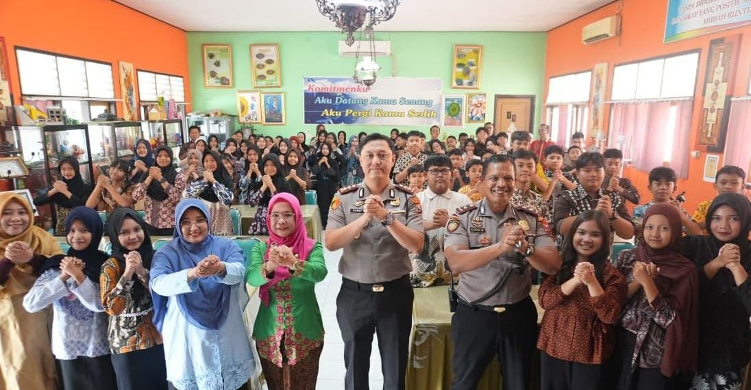 Kapolresta Sidoarjo Wujudkan Rasa Aman dan Nyaman Lingkungan Sekolah