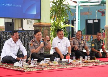 Silaturahmi Dekat dengan Masyarakat, Kapolresta Sidoarjo Ajak Warga Prasung Jaga Kamtibmas