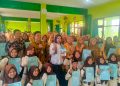 Angkat Perjalanan Hidup, Keteladanan dan Kepemimpinan Wabup Mimik Idayana, Siswa MTsN 4 Sidoarjo Luncurkan Buku “Perempuan yang Menginspirasi Sidoarjo”