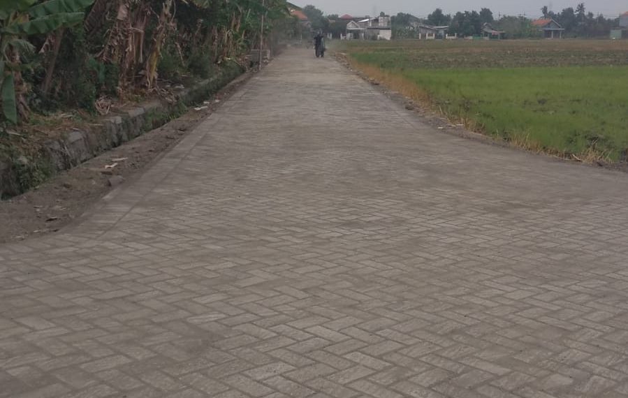 Proyek Pavingisasi Rp 352 Juta Desa Tanggul Wonoayu Tuntas Dikerjakan Sesuai Spek